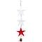 Metal Stars and Bell Hanging Patriotic Wind Chime Decoration - 26"